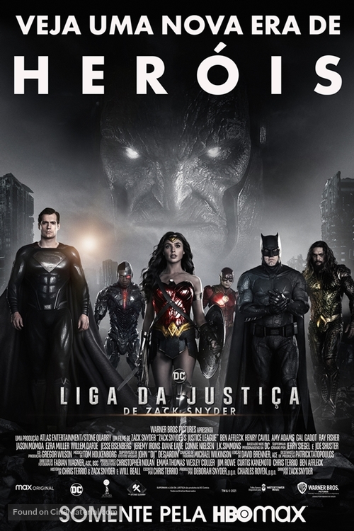Zack Snyder&#039;s Justice League - Brazilian Movie Poster
