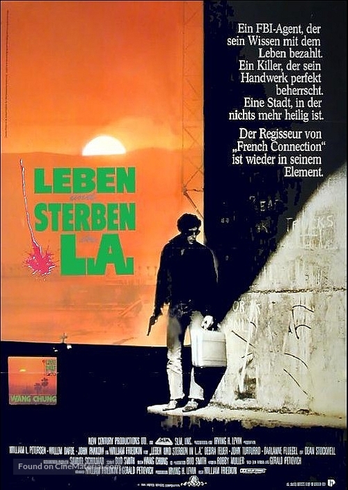 To Live and Die in L.A. - German Theatrical movie poster