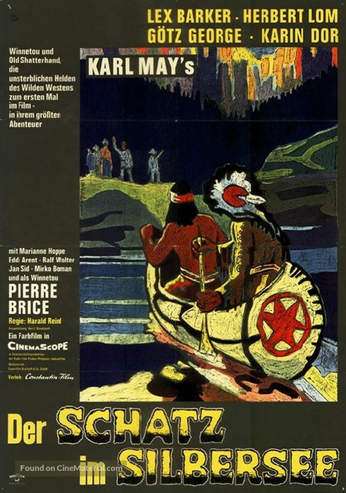 Der Schatz im Silbersee - German Movie Poster