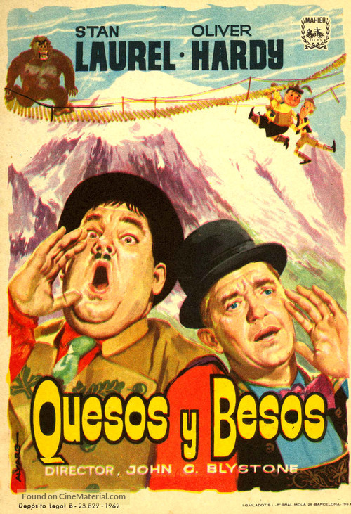 Swiss Miss - Spanish Re-release movie poster