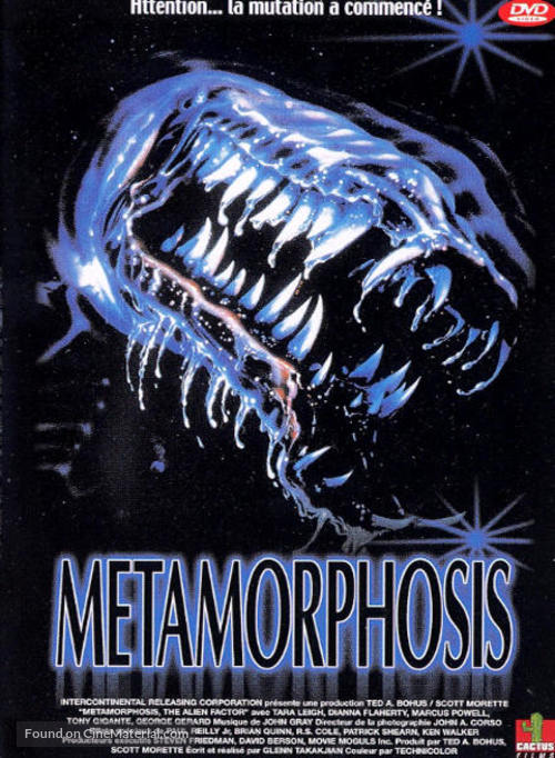 Metamorphosis: The Alien Factor - French DVD movie cover