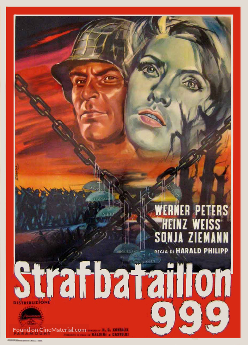 Strafbataillon 999 - Italian Movie Poster