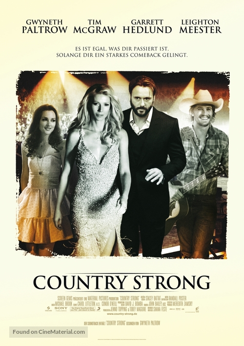 Country Strong - German Movie Poster