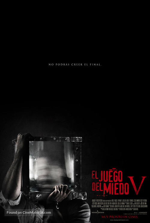 Saw V - Mexican Movie Poster