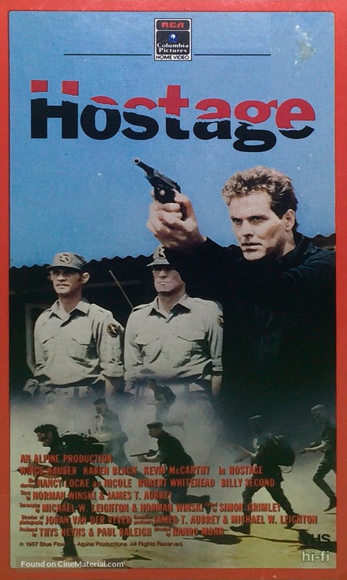 Hostage - VHS movie cover
