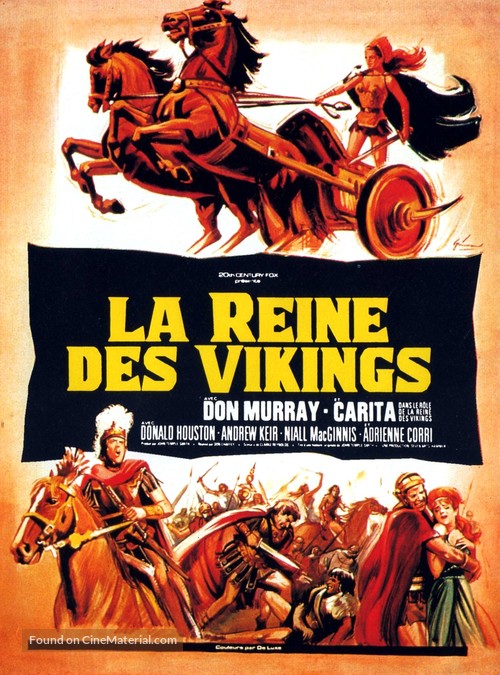 The Viking Queen - French Movie Poster