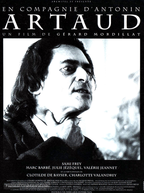 En compagnie d&#039;Antonin Artaud - French Movie Poster