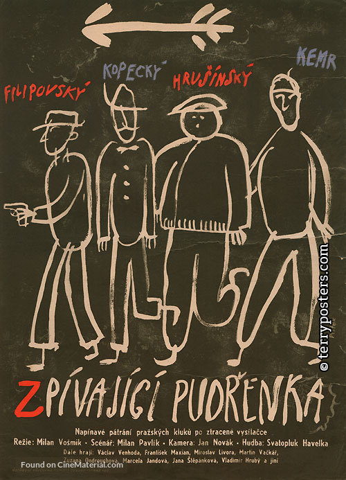 Zp&iacute;vaj&iacute;c&iacute; pudrenka - Slovak Movie Poster