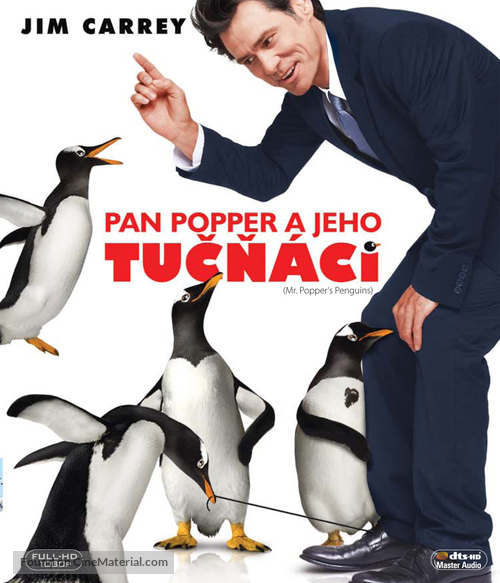 Mr. Popper&#039;s Penguins - Czech Blu-Ray movie cover