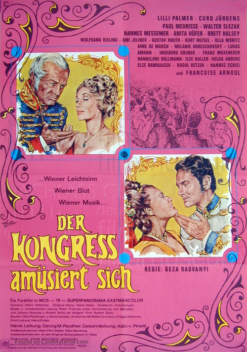 Der Kongre&szlig; am&uuml;siert sich - German Movie Poster