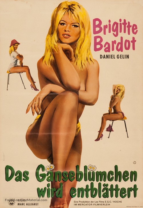 En effeuillant la marguerite - German Movie Poster