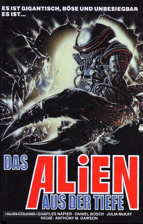 Alien degli abissi - German DVD movie cover