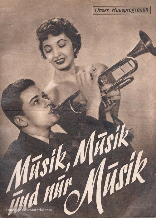 Musik, Musik und nur Musik - German poster