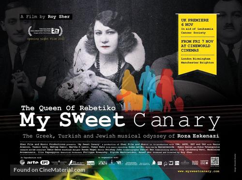 My Sweet Canary - British Movie Poster