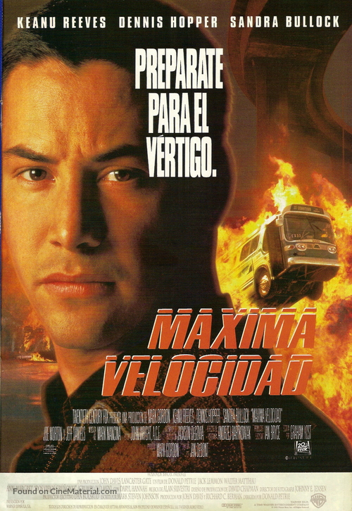 Speed - Argentinian Movie Poster