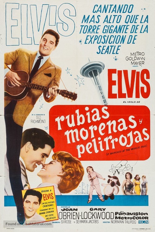 It Happened at the World&#039;s Fair - Argentinian Movie Poster