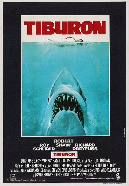 Jaws - Spanish Movie Poster