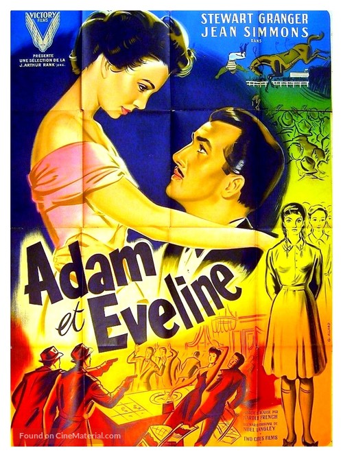 Adam and Evelyne - French Movie Poster