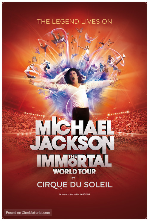 Michael Jackson: The Immortal World Tour - Canadian Movie Poster