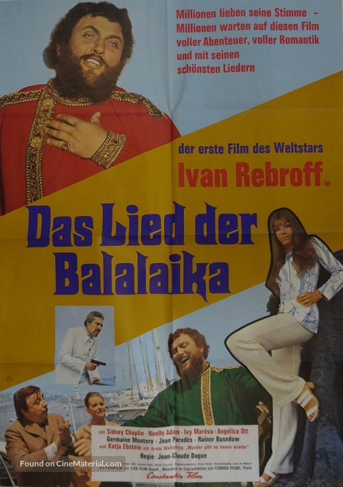 L&#039;homme qui vient de la nuit - German Movie Poster