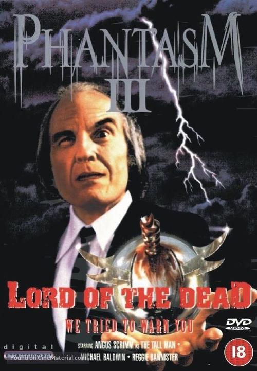 Phantasm III: Lord of the Dead - British DVD movie cover