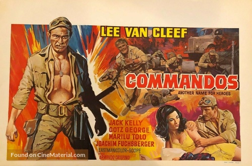 Commandos - Belgian Movie Poster