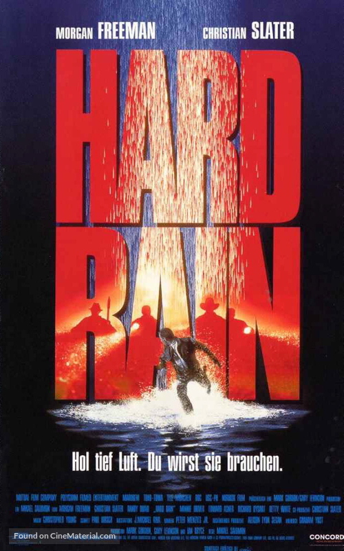 Hard Rain - German VHS movie cover