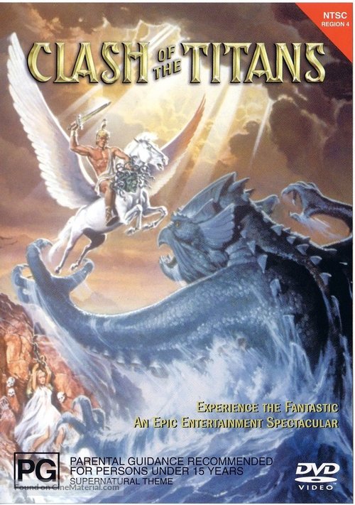 Clash of the Titans - Australian Movie Cover