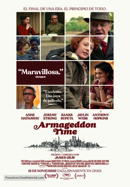 Armageddon Time - Spanish Movie Poster