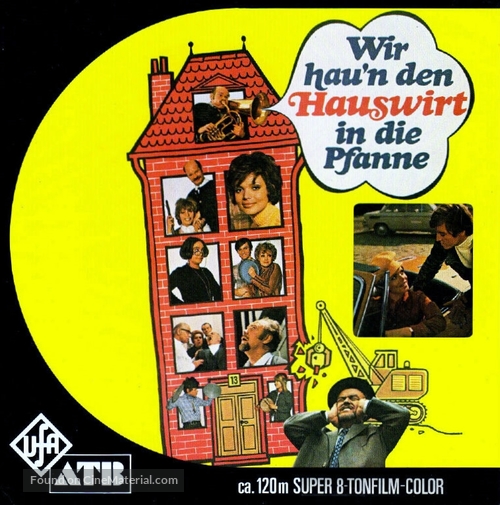 Wir hau&#039;n den Hauswirt in die Pfanne - German Movie Cover