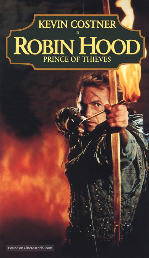 Robin Hood: Prince of Thieves - VHS movie cover