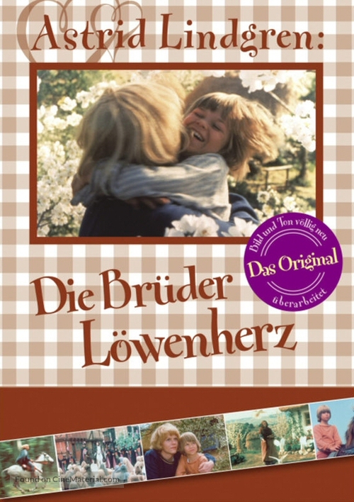 Br&ouml;derna Lejonhj&auml;rta - German DVD movie cover