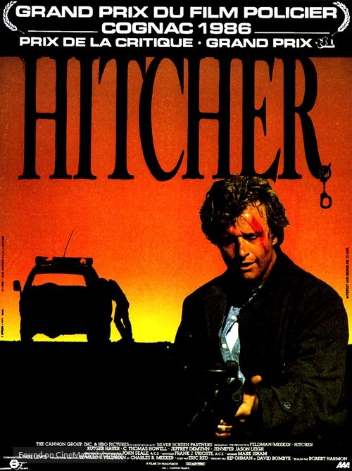 The Hitcher - French Movie Poster