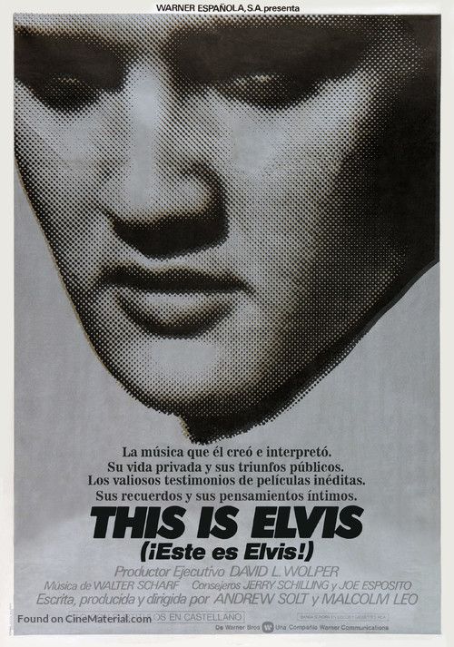 This Is Elvis - Spanish Movie Poster