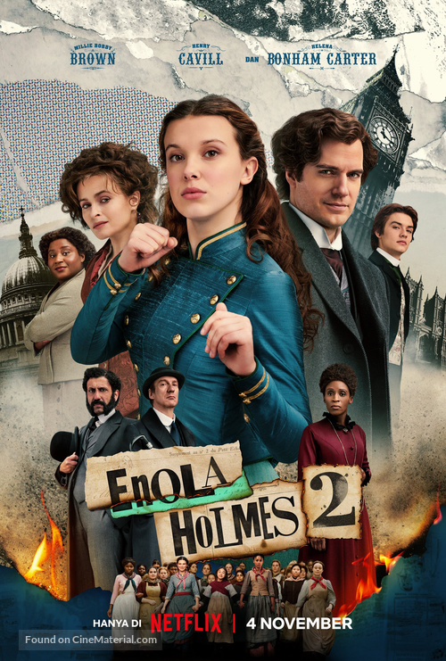 Enola Holmes 2 - Indonesian Movie Poster