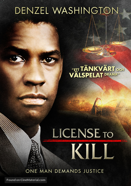 License to Kill - Swedish Movie Poster