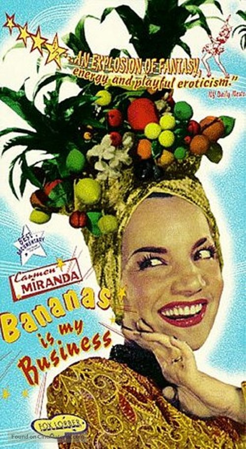 Carmen Miranda: Bananas Is My Business - VHS movie cover