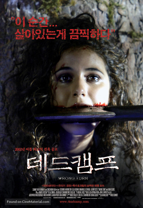 Wrong Turn - South Korean Movie Poster