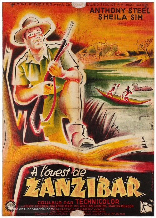 West of Zanzibar - French Movie Poster