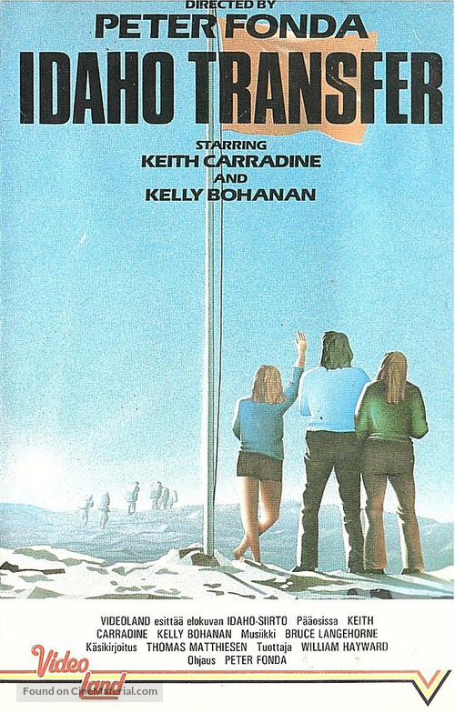 Idaho Transfer - Finnish VHS movie cover