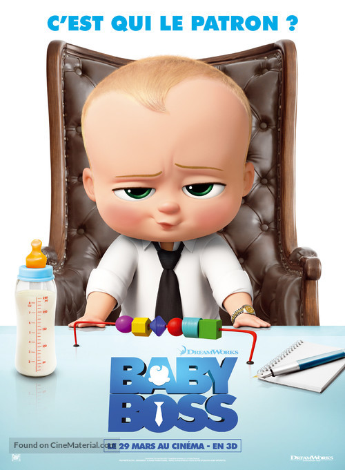 The Boss Baby - French Movie Poster