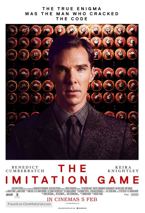 The Imitation Game - Malaysian Movie Poster