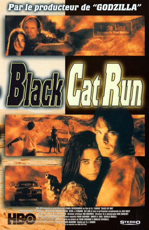 Black Cat Run - French VHS movie cover