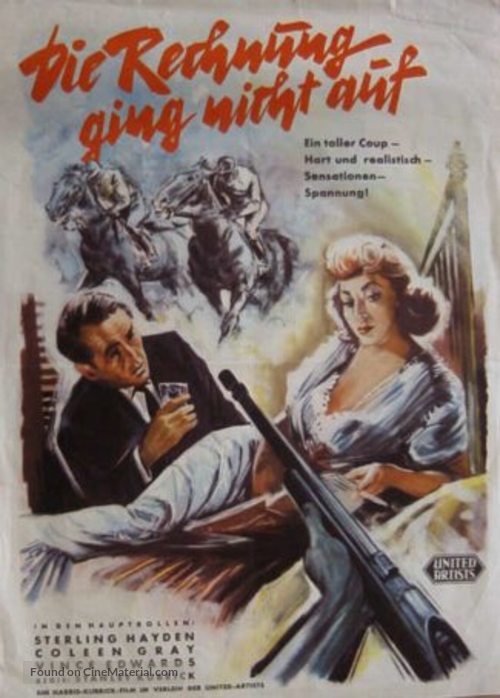 The Killing - German Movie Poster