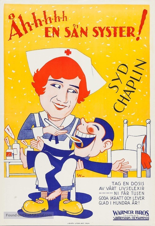 Oh! What a Nurse! - Swedish Movie Poster