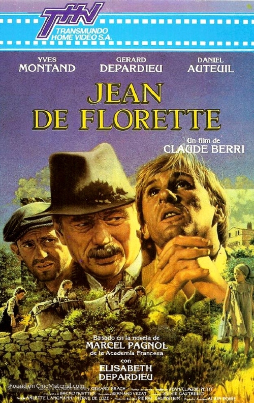 Jean de Florette - Argentinian VHS movie cover