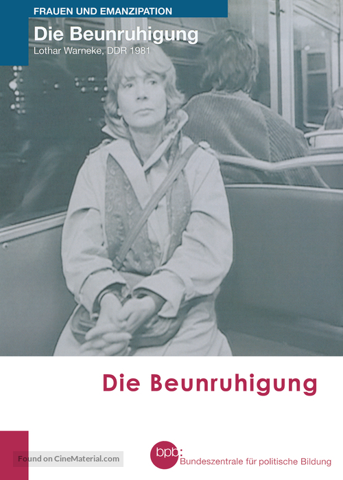 Die Beunruhigung - German DVD movie cover