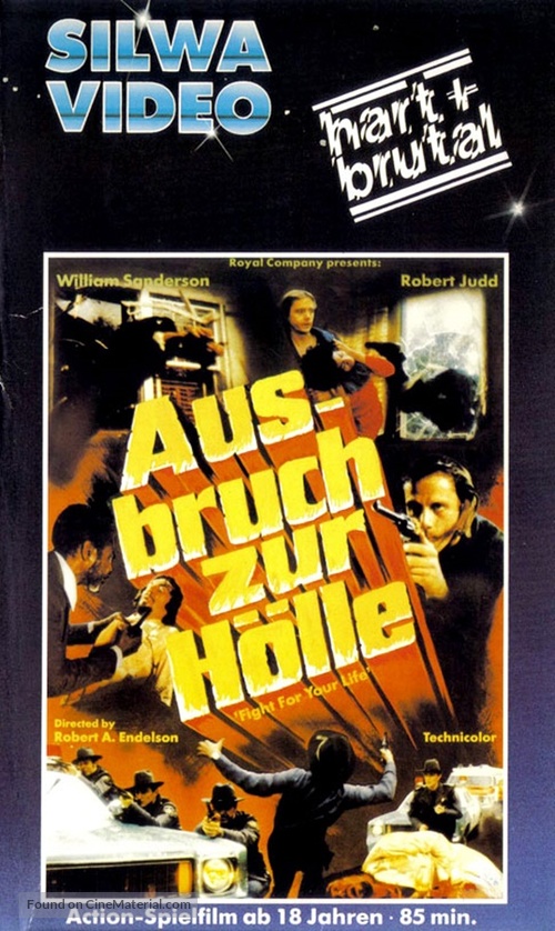 Fight for Your Life - German VHS movie cover