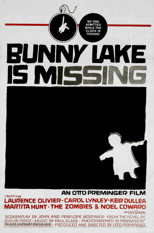 Bunny Lake Is Missing - Theatrical movie poster