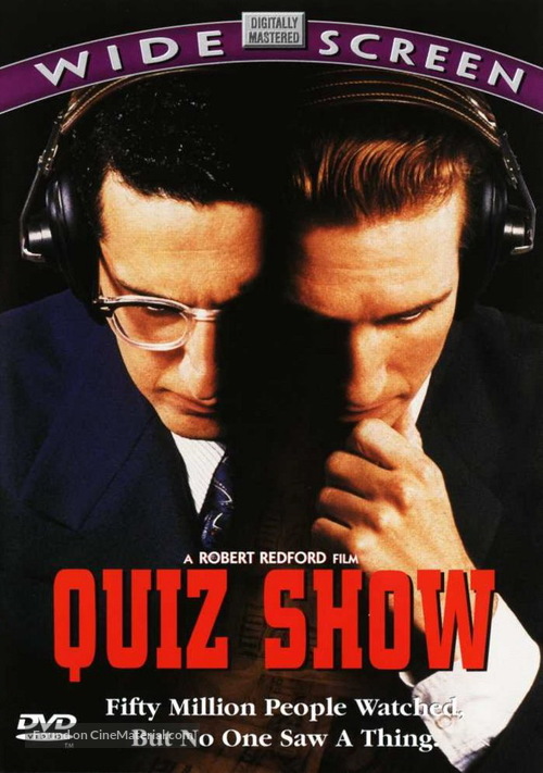 Quiz Show - Canadian DVD movie cover